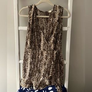 Snakeskin romper
